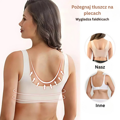 Jasmina™ | Biustonosz chłodzący bez fiszbin z przednim zapięciem