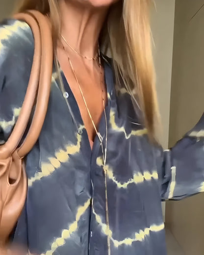 Dobromira™ | Boho maxi sukienka w paski