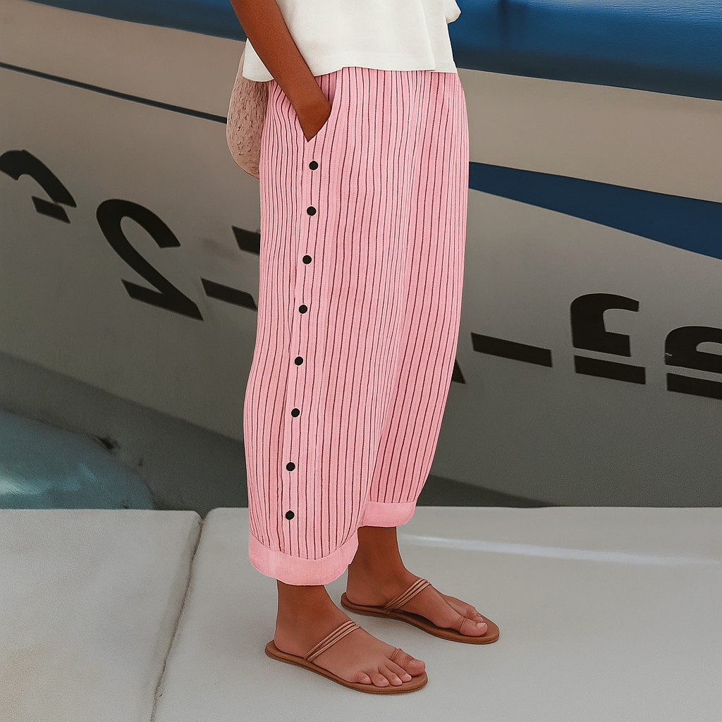 Adelina™ | Lekkie spodnie lniano-bawełniane