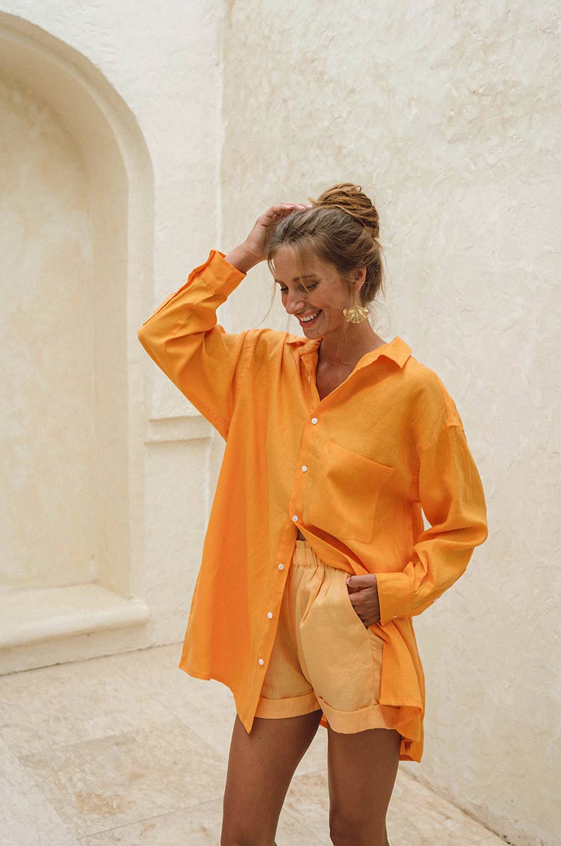 Soleil™ | Lniana bluzka