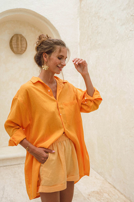 Soleil™ | Lniana bluzka