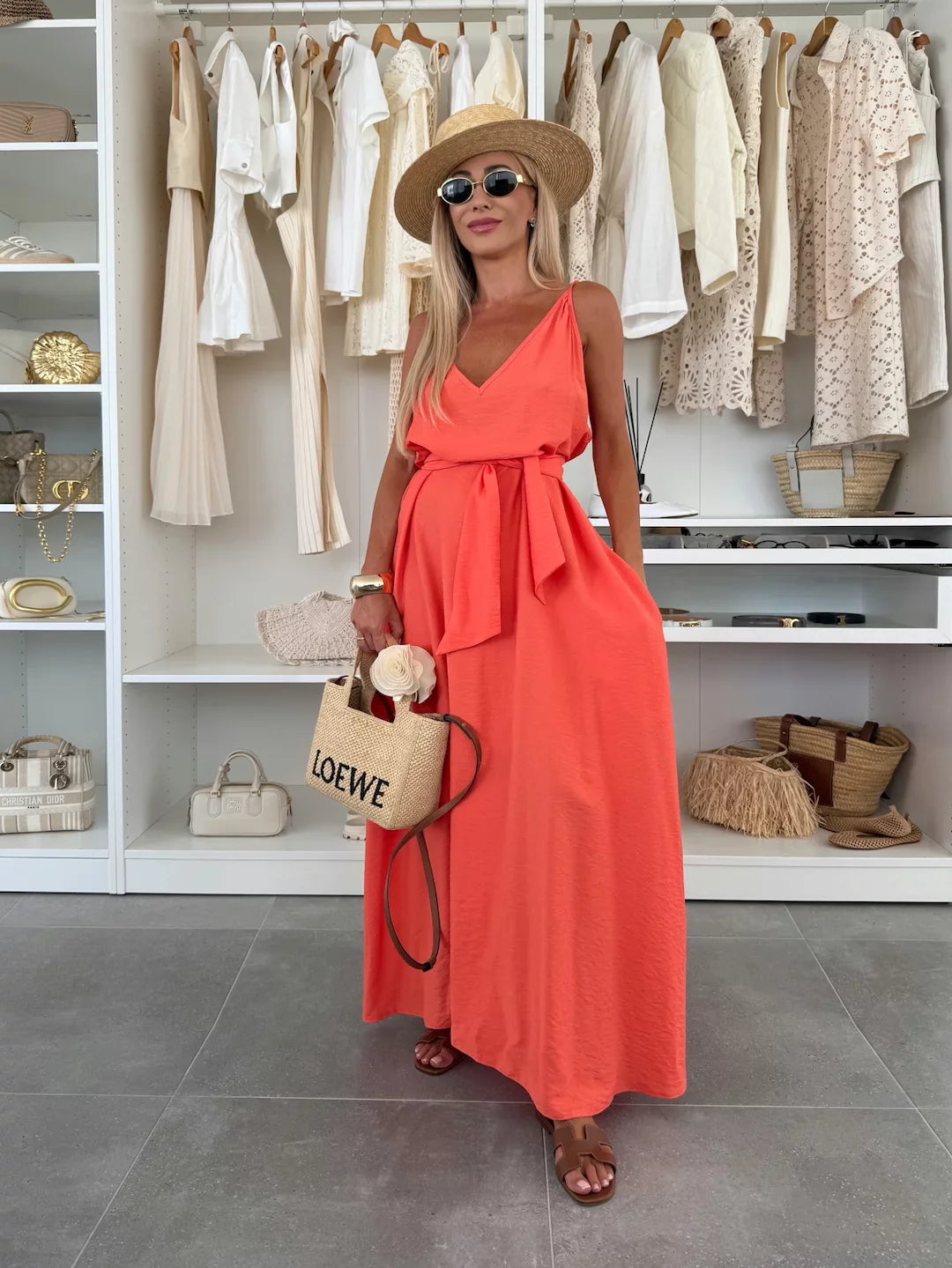 Delfina™ | Zwiewna sukienka maxi z wiskozy