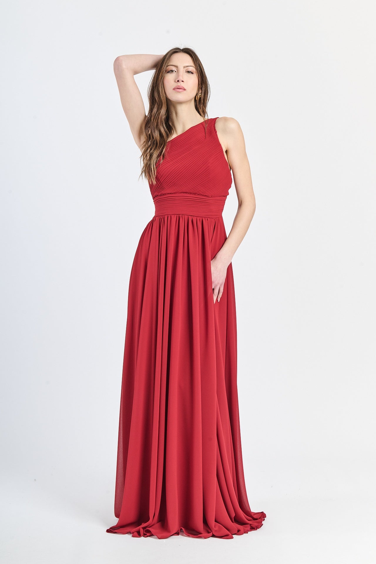 Leonia™ | Szykowna sukienka maxi z tiulu