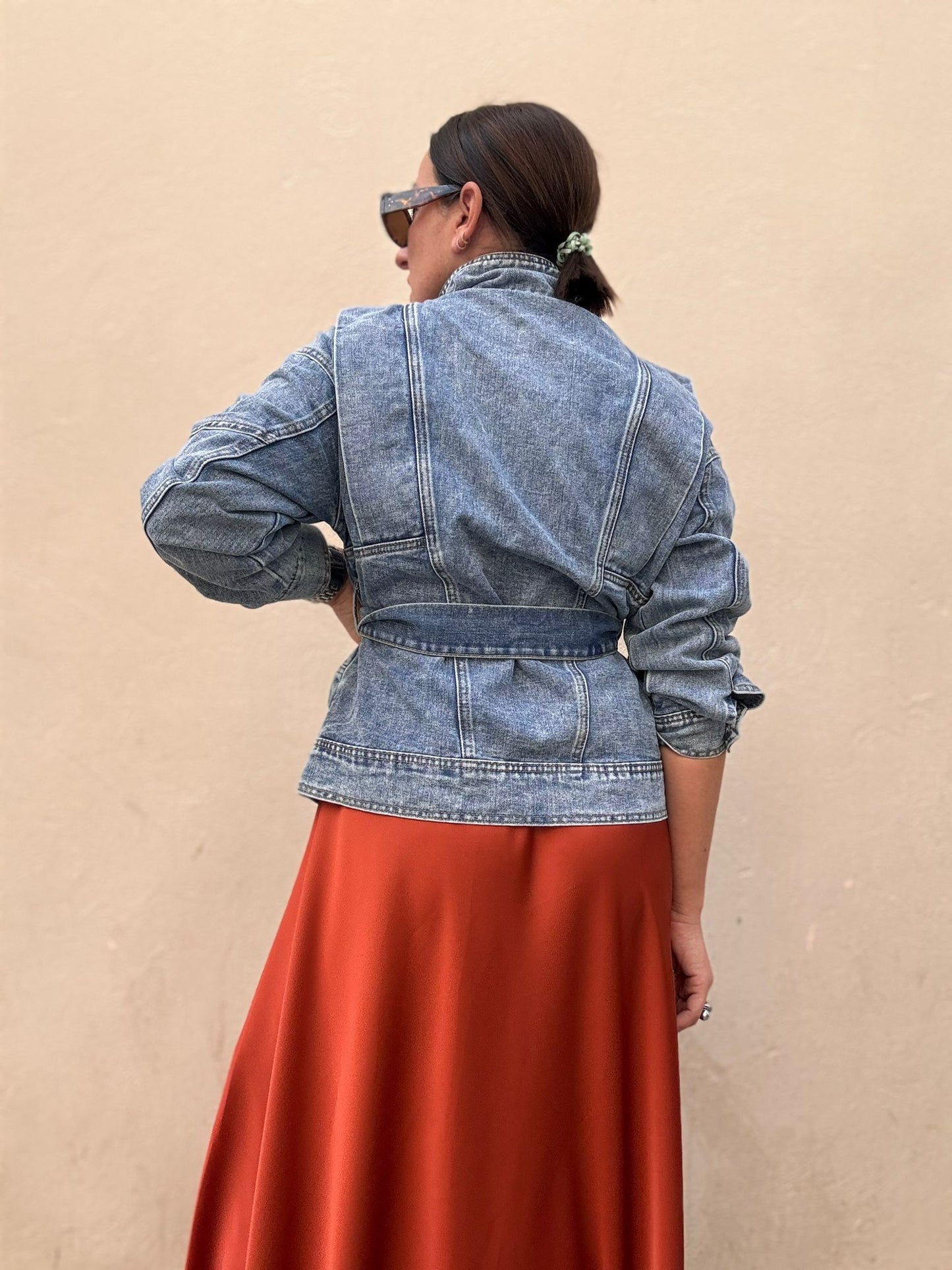 Roksana™ | Oversize kurtka jeansowa